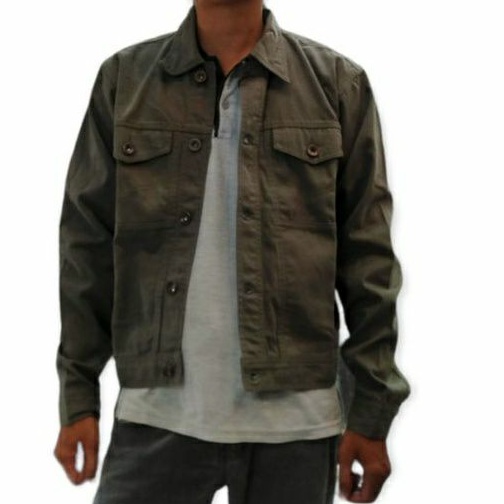 JAKET EMBA ORIGINAL HIJAU ARMY