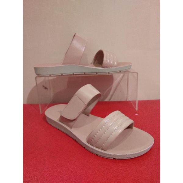 Sandal Bata Wanita Peach Sandal Flat Size 36-41