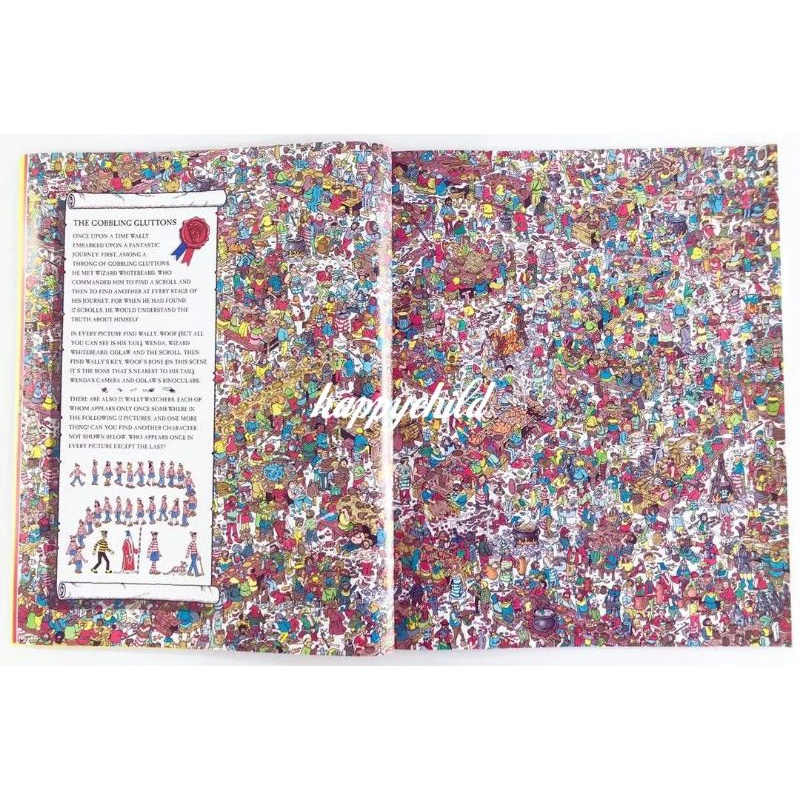 original guaranteed Where is wally? buku impor buku anak happychild