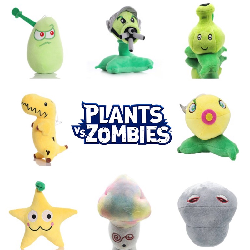 30cm Plants VS Zombies Plush Toys PVZ Plants Peashooter Split Pea Gargantuar Plush Soft Stuffed Toys For Kids Baby Christmas Birthday Gifts