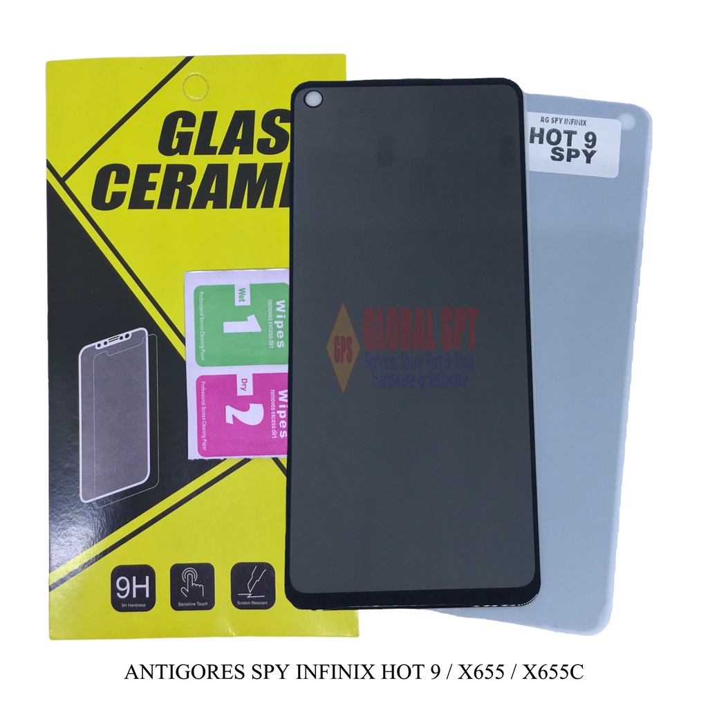 SPY INFINIX HOT 9 / ANTIGORES / TEMPERED GLASS INFINIX X655 / X655C / HOT9