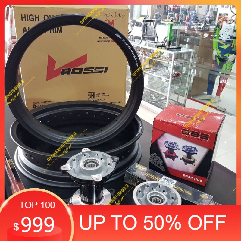 PAKET SUPERMOTO CRF VELG TROMOL CRF SET