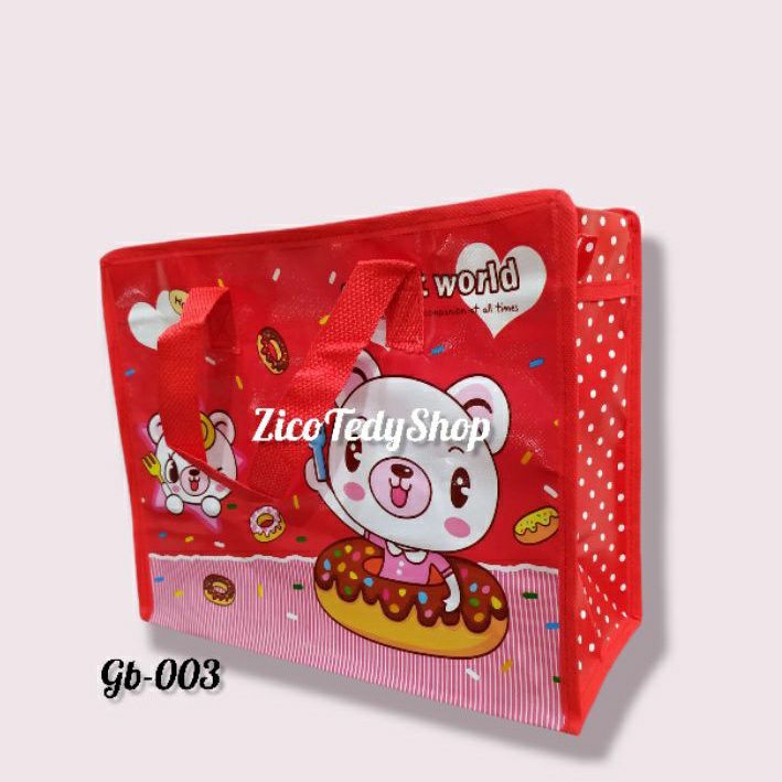 TasKarung 30x24 Tote Fancy  Goodie bag ulang tahun Tas bingkisan ulang tahun  Tas Souvenir-5
