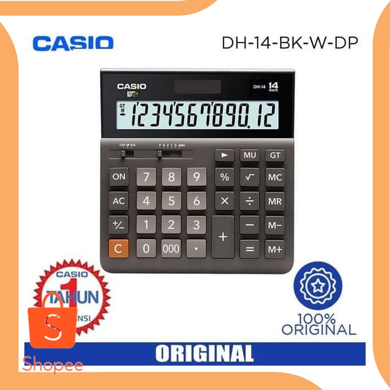 

Promo tools n parts Kalkulator Casio DH-14 (Calculator Meja Desktop Kantor O Berkualitas