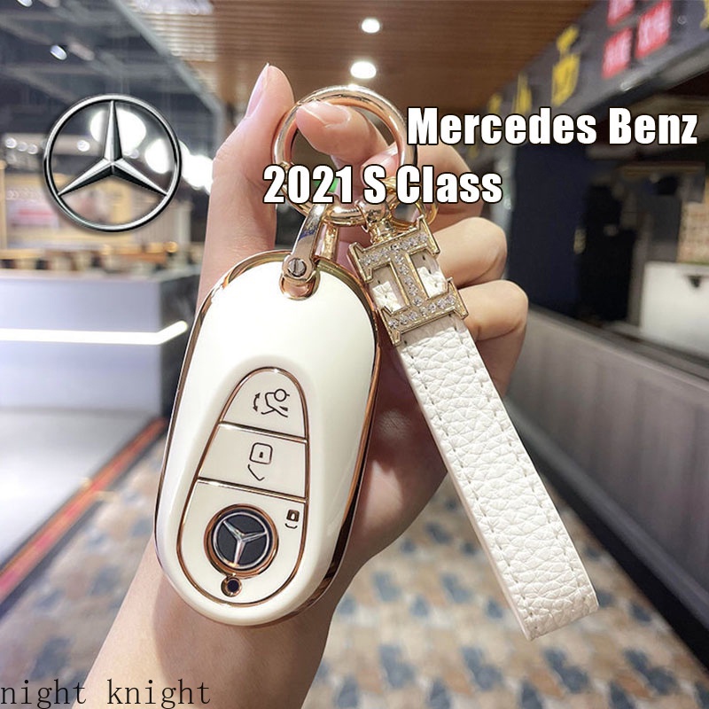 Benz Casing Kunci Mobil Bahan Tpu Untuk Mercedes Benz 2021 C Class S W223 S350 S400 S450 S500 C200 C260 2021