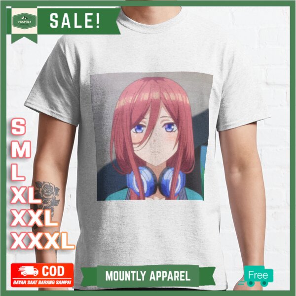 Kaos Baju Miku Nakano Premium T-Shirt