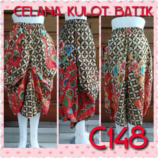 Celana Kulot Batik New model, modern, nyaman, berkualitas