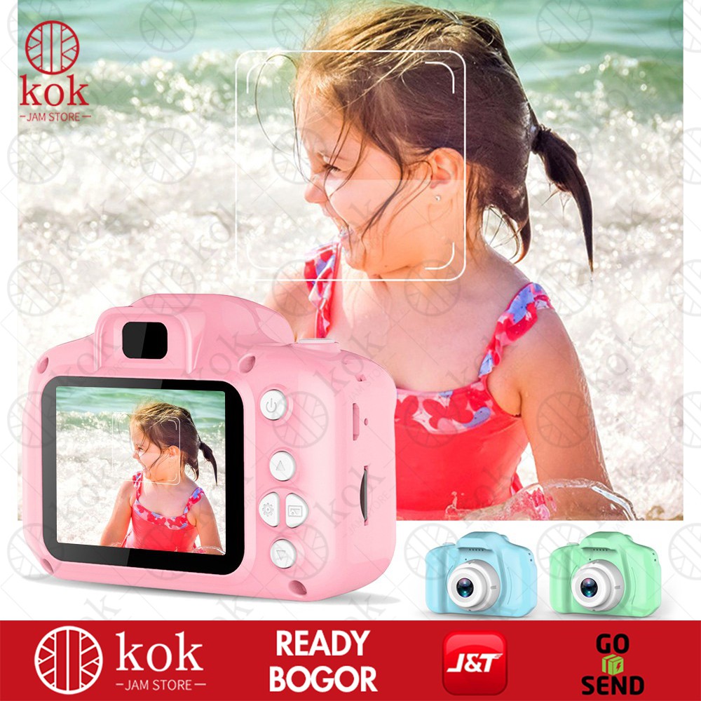 Mainan Kamera Anak Kamera instax mini Kamera Digital Perekam Video 1080P Lucu untuk Anak-Anak