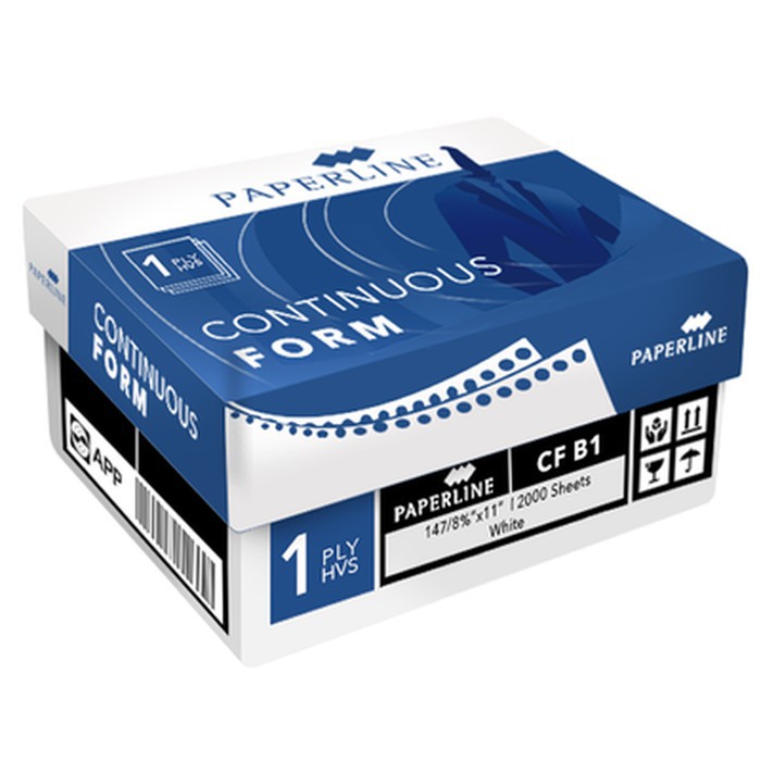 

Continuous Form Ukuran 14 7/8 Inch x 11 Inch, 1 Ply Merk Paperline