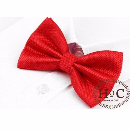 Dasi kupu kupu merah bow tie houseofcuff