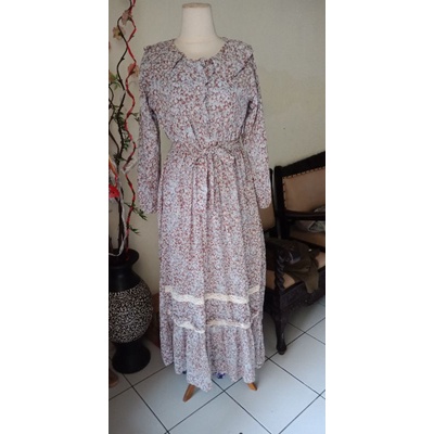 gamis ceruty full furing by gratias