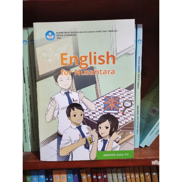 Jual BUKU BAHASA INGGRIS ENGLISH FOR NUSANTARA KELAS 1 7 VII SMP