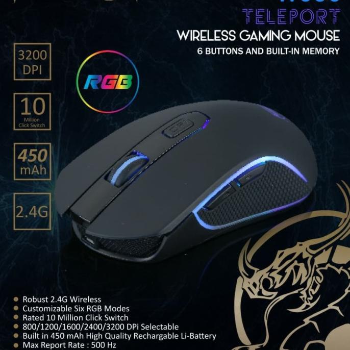 Imperion W505 Teleport Mouse Gaming Wireless RGB