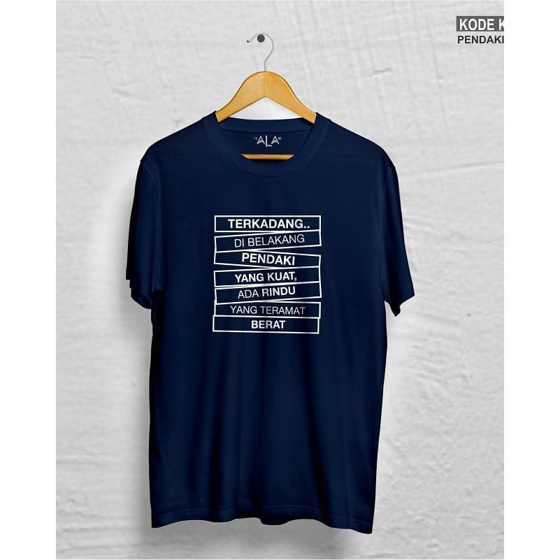 Kaos sablon (kwato) - Pendaki yang kuat - kaos keren