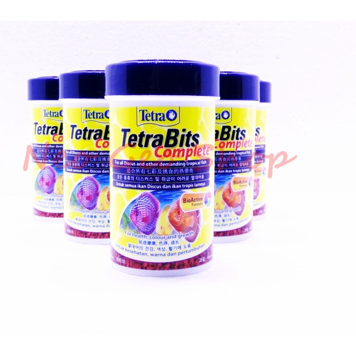 makanan pakan ikan Tetra Bits tetrabits Complete Granules 30gr /100ml