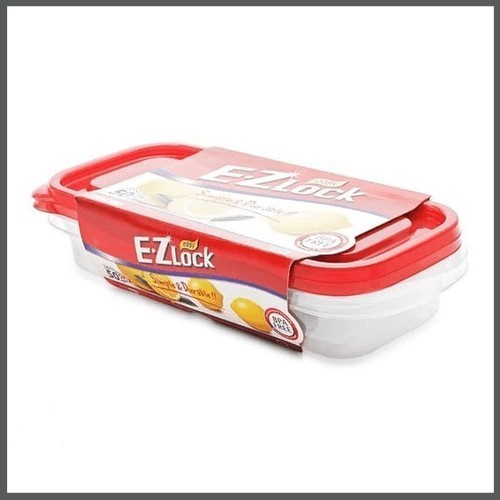 Lunch Box Set HLE 6304 S EZ LOCK 520ML ISI 2 SET LOCK& LOCK Kekinian Alat Makan Best Seller Terlaris