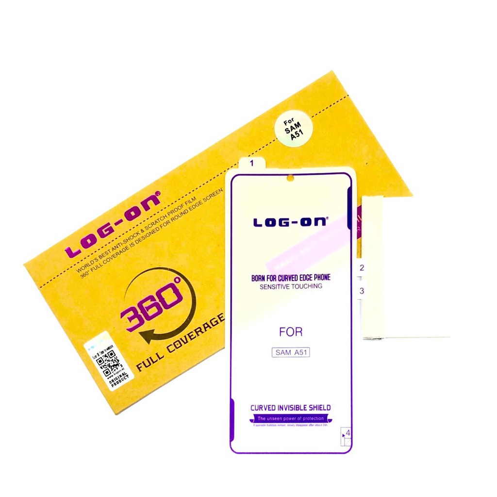ANTI SHOCK  SAMSUNG A51 LOG ON SCREEN PROTECTOR - ANTI GORES JELLY