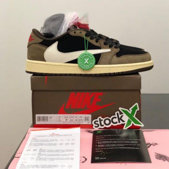 Nike Air Jordan 1 Low " Cactus Jack " De Travis Scoot BNIB