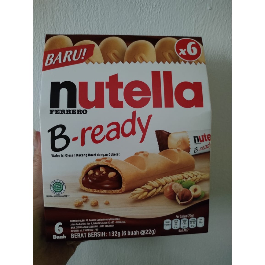 

NUTELLA WAFER B-READY 6'S X 22GR [MM]