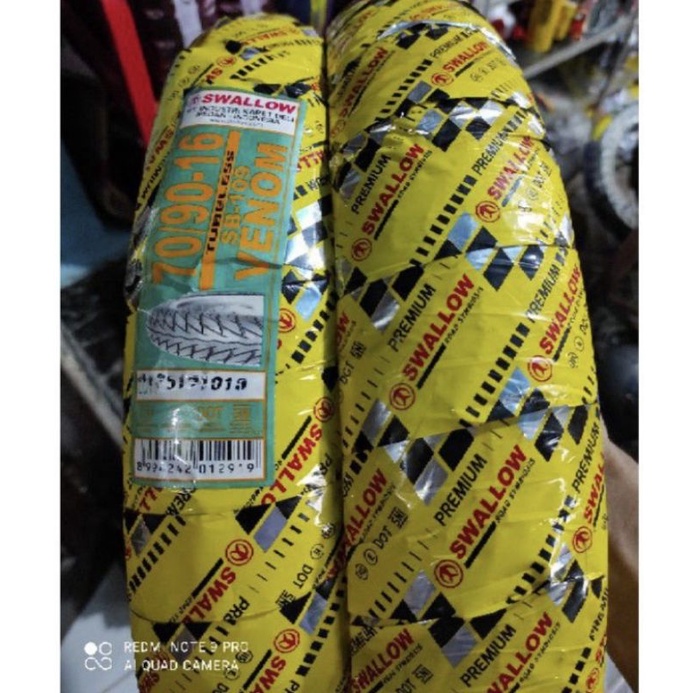 ban luar swallow 70 90 ring 16 dan 80 90 ring 16 ban tubles merk swallow