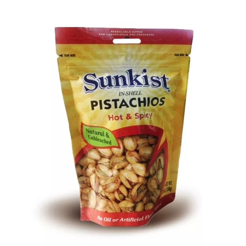 

Sunkist pistachios hot and spicy