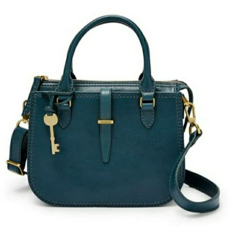 Fossil Ryder Mini Satchel Indian Teal