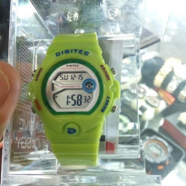 Jam tangan Digitec wanita warna hijau/green type DG 3018 T