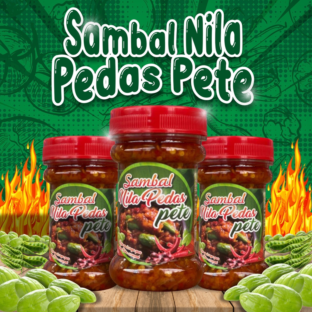 

Sambal Nila Pete "Sambal Pete dicampur Suiran Daging Ikan Nila" Pedasnya Nampol