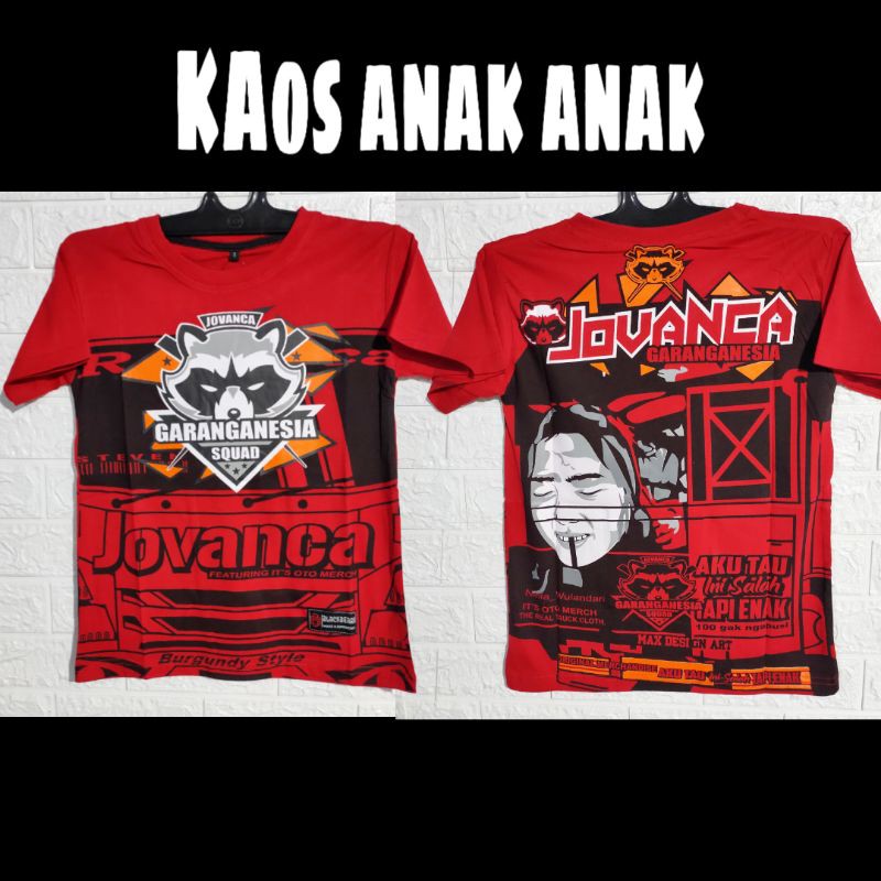 kaos truk anak anak/kaos truk jovanca