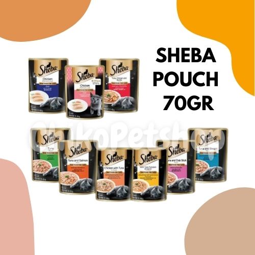 Makanan Kucing Basah  Sheba® POUCH 70GR wet food