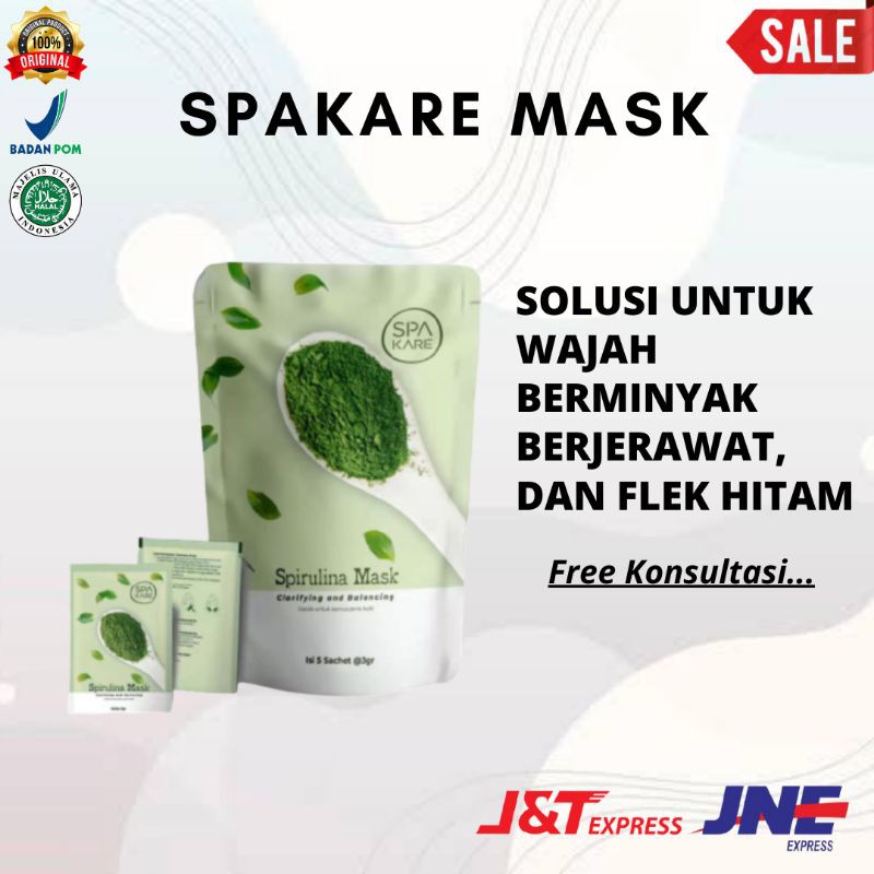 SPAKARE SPIRULINA MASK