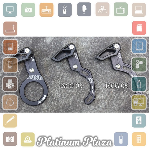 Deckas Chain Guide Rantai Sepeda MTB 1X System Mount Type ISC