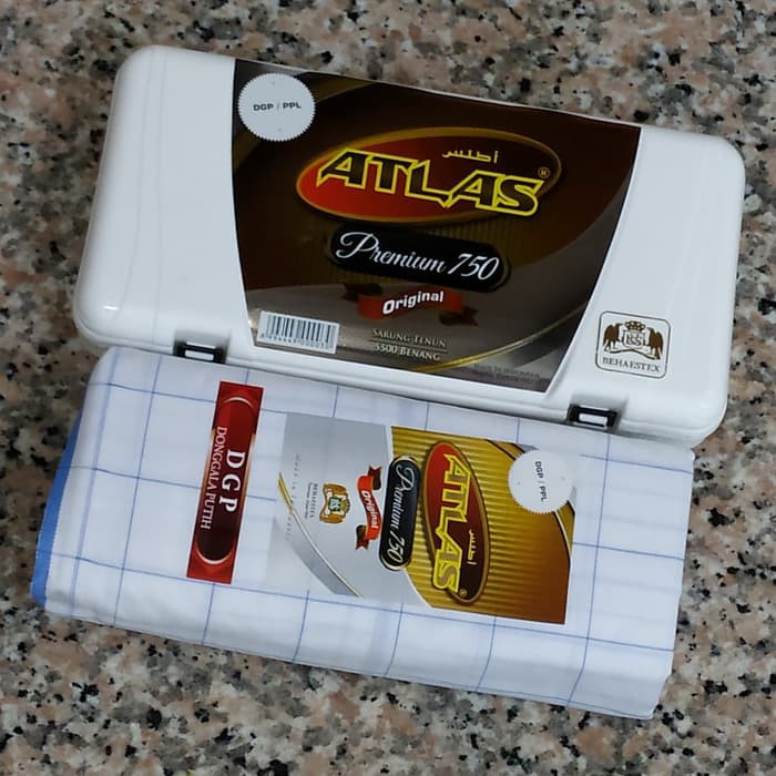 Sarung Atlas Premium 750 5500 Benang - Warna Kombinasi Murah
