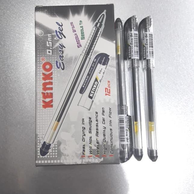 

✪12.12✪ Pulpen Kenko Easy Gel 0.5 - Pen Tinta 0,5 - Pulpen Lancip - Tajam