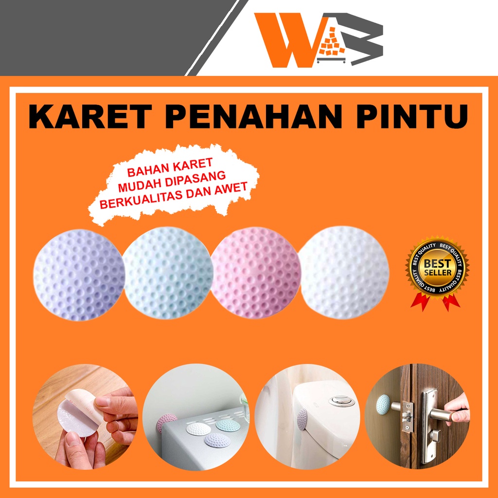 COD Karet Penahan Pengaman Ganjalan Bantalan Pintu Dinding Tembok Rumah Bahan Rubber Silikon Silicon B28