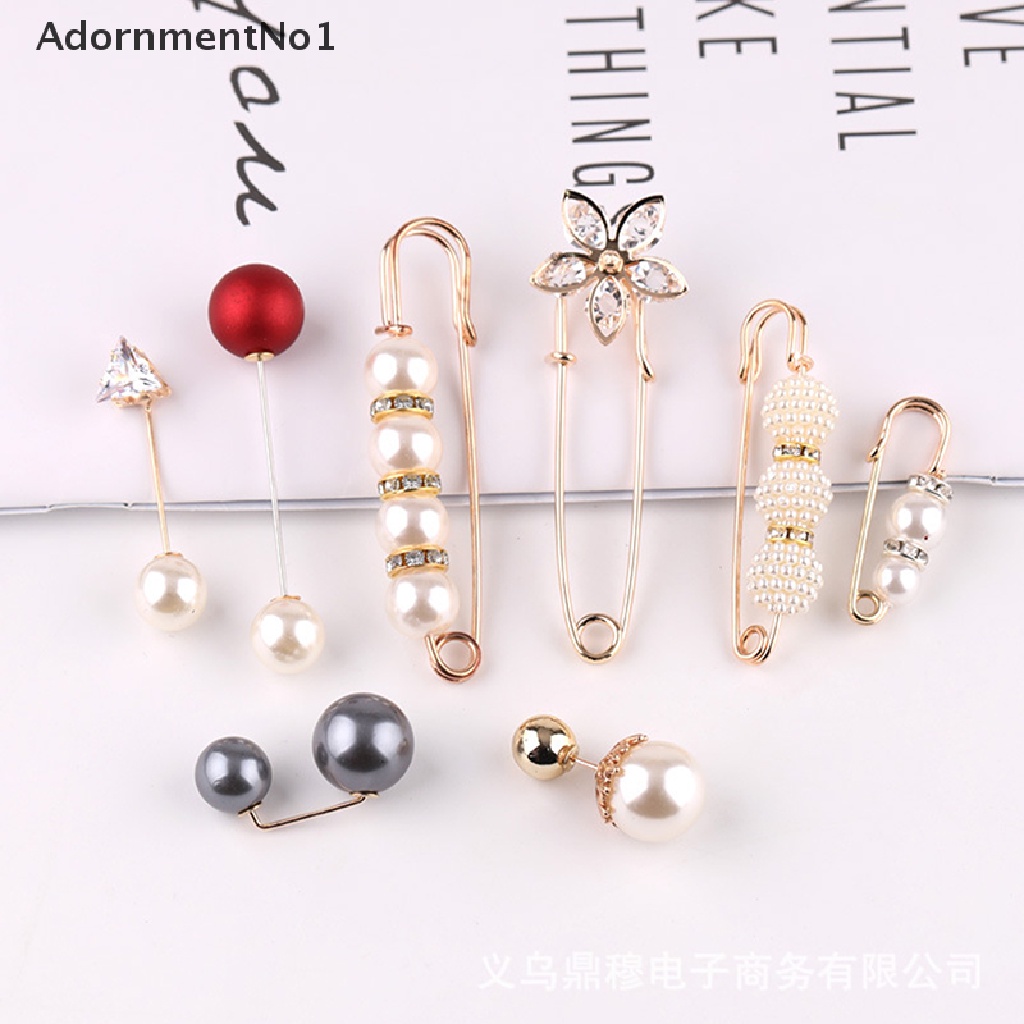 (AdornmentNo1) 4 / 5 / 6 / 8 / 10PCS / Set Pin Bros Bentuk Clap Warna Emas