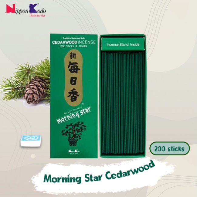 Dupa/Hio Stick Jepang Harum Wangi Aromaterapi Morning Star Cedarwood