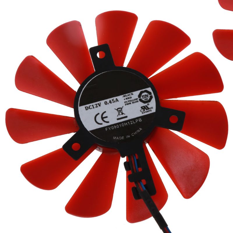 Bt FY09010H12LPB Cooler Fan Untuk DC 12V 0.45A Kartu Grafis 4pin Untuk Video Card C