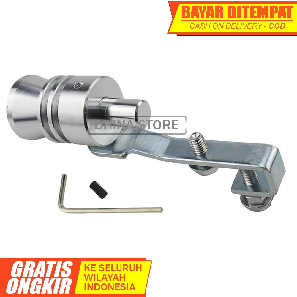 BAYAR DITEMPAT - Turbo Sound Whistler Exhaust Fake Pipe Sound Muffler Untuk Semua Jenis Mobil