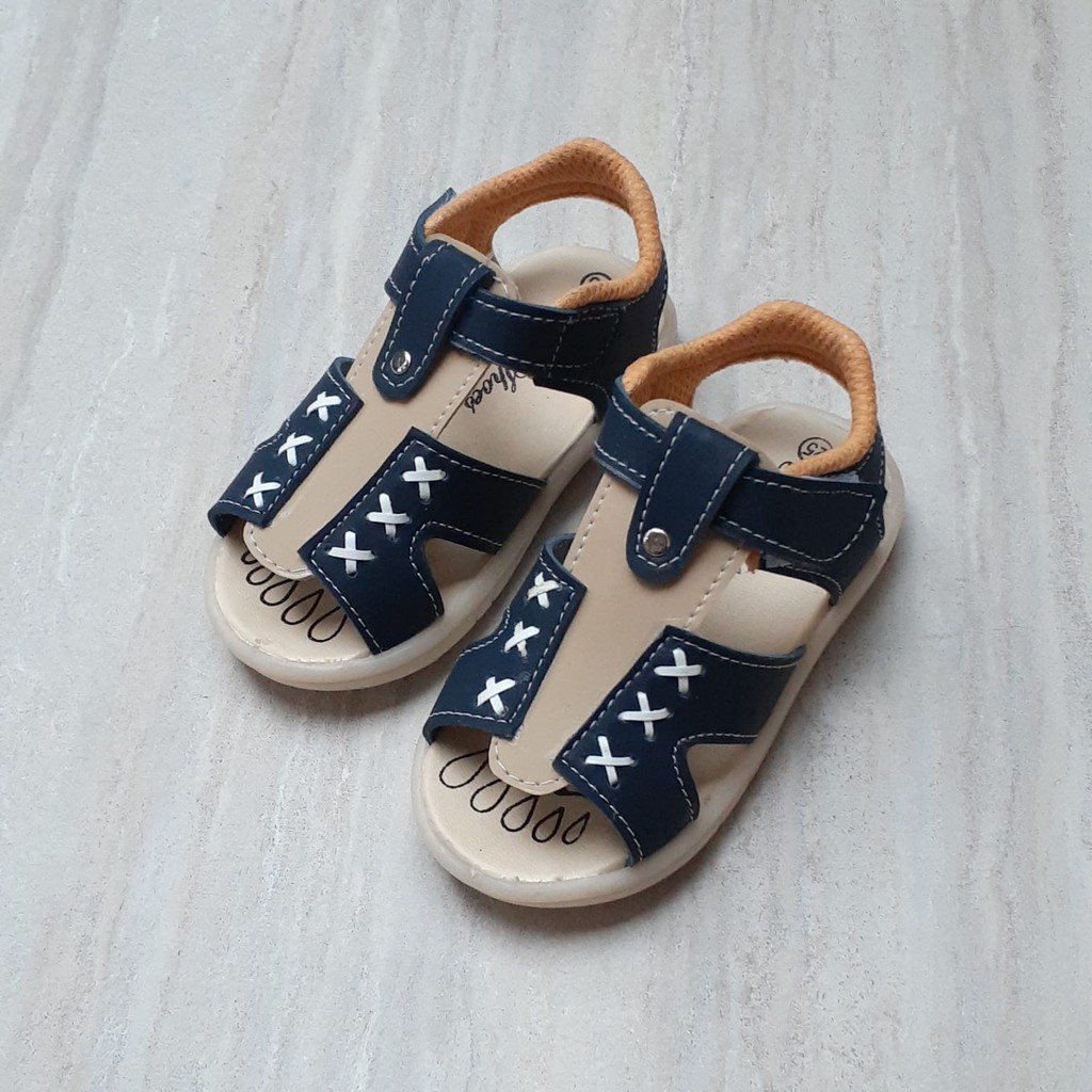 Sandal anak laki laki motif anyam sandal balita sandal flip flop sandal usia 1-3 tahun sandal termurah