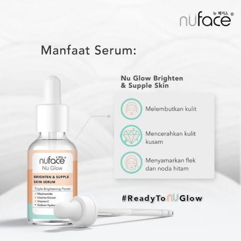 Nuface Nu Glow Brighten &amp; Supple Skin Serum 20ml