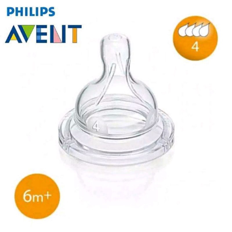 Philips Avent Classic+ Flow Teats (2 Pcs)/dot classic