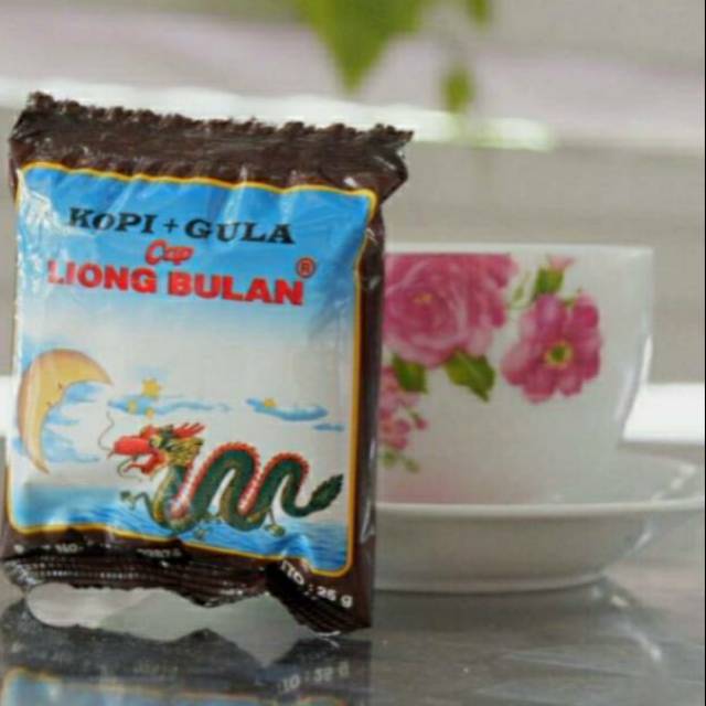 

Kopi Liong Bulan plus Gula 25grm isi 20/pack