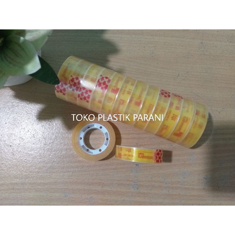 

(Roll) Solasi Isolasi Selotip Nachi Bening Kecil 1/2 Inch