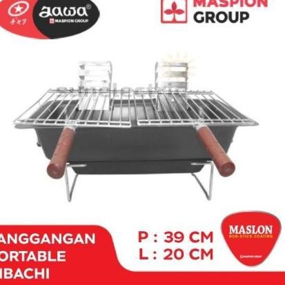 MASPION Panggangan Picnic Hibachi 39 x 20 cm