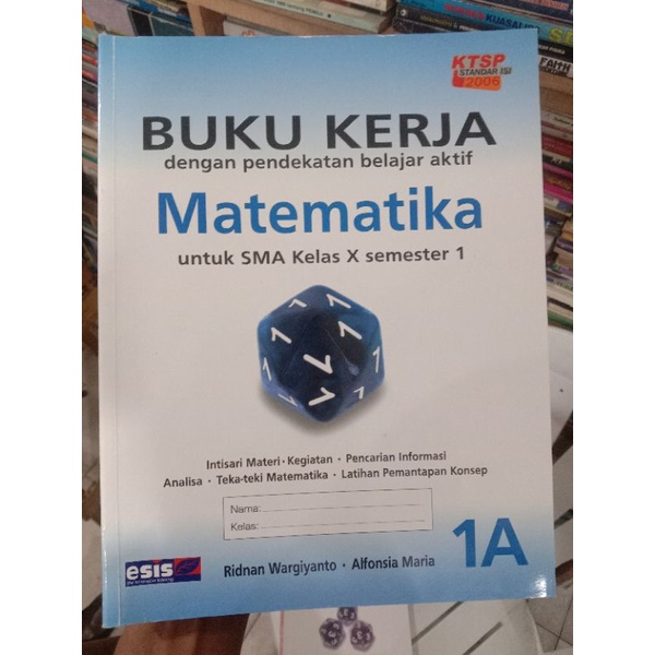 Buku Kerja Matematika 1A SMA.