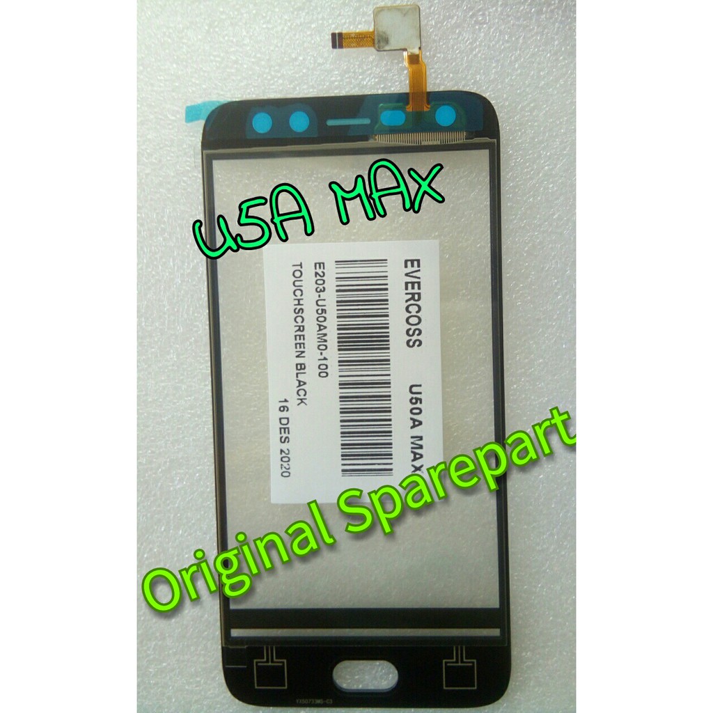 TOUCHSCREEN, TOSCRIN ,TASCRIN  EVERCOSS U50A MAX ORIGINAL 100%  & BERGARANSI