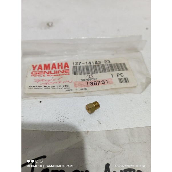 SPUNYER JET MAIN ALFA F1ZR 115 ORI MADE IN JAPAN 127-14143-23