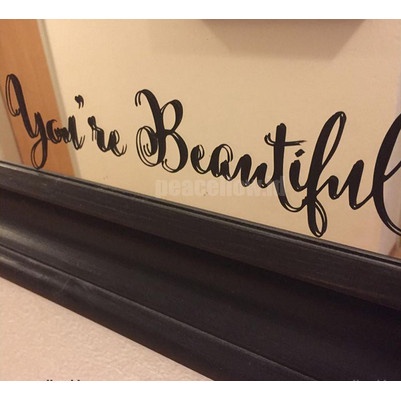 Wall Decal - Stiker Dinding &quot;YOU'RE BEAUTIFUL&quot;