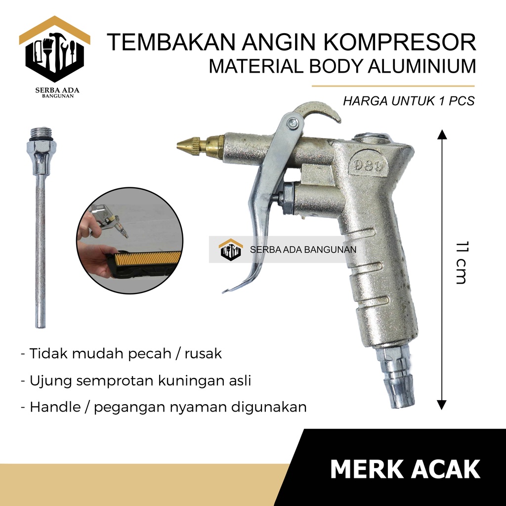 Air Duster Coupler Jinkaidi Semprotan Angin Debu Kompresor